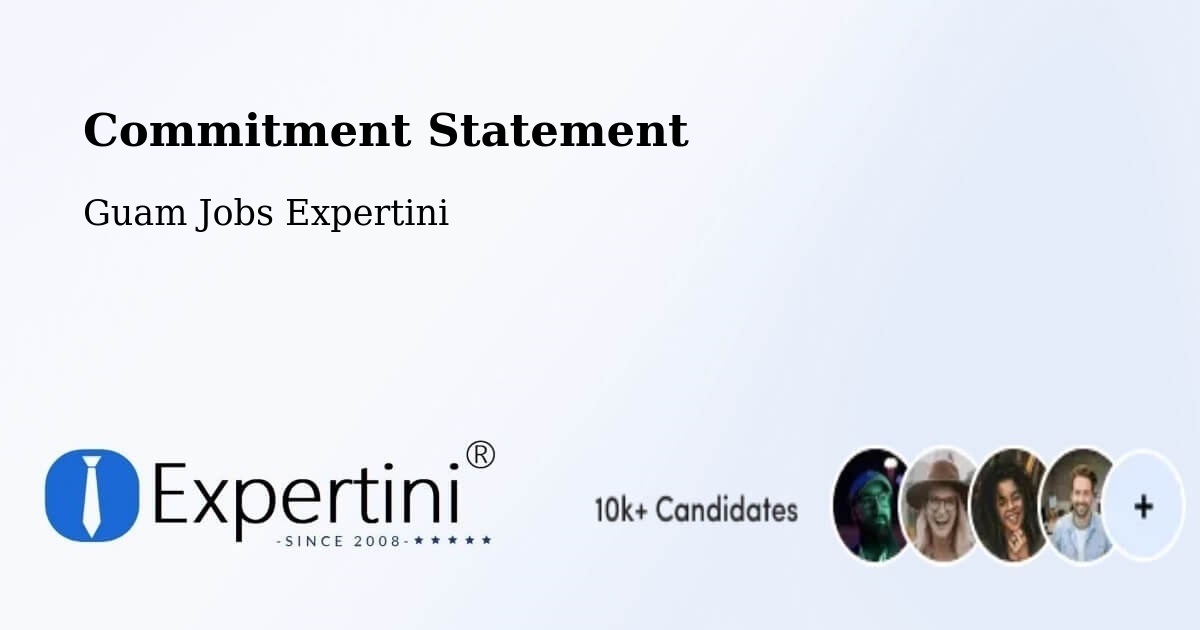 Corporate Commitment – Tamuning - Guam Jobs Expertini